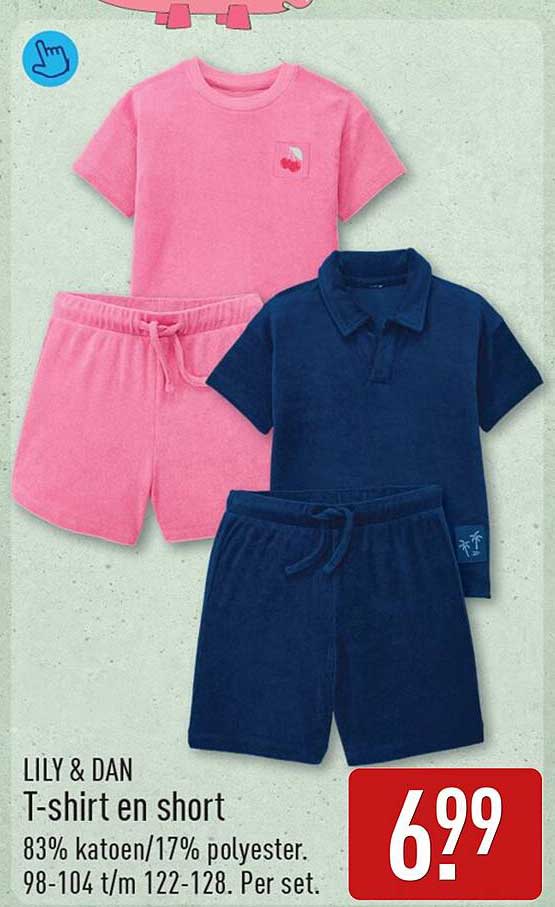 LILY & DAN T-shirt en short
