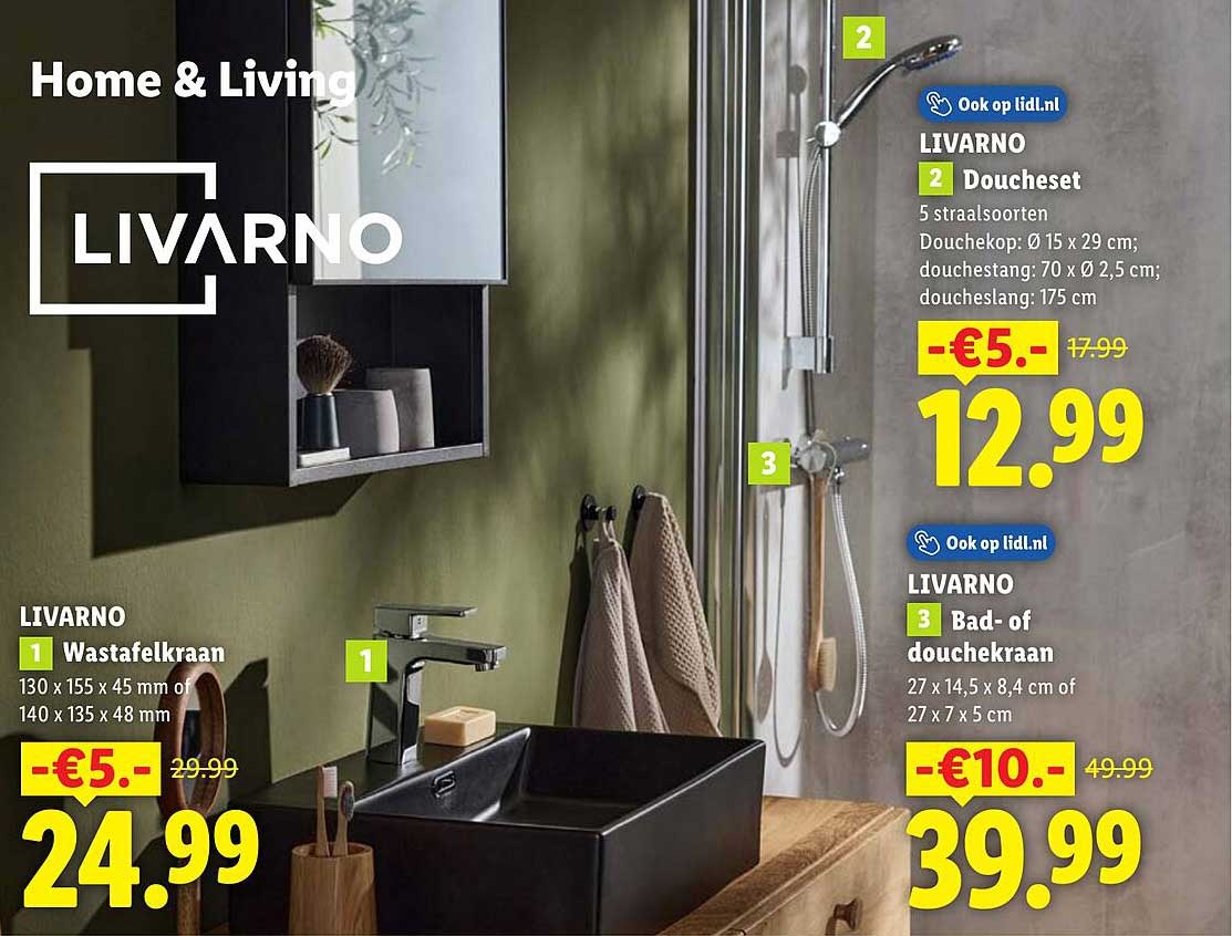 LIVARNO Wastafelkraan