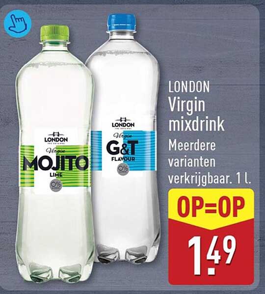 LONDON Virgin mixdrink Meerdere varianten verkrijgbaar. 1 l. OP=OP