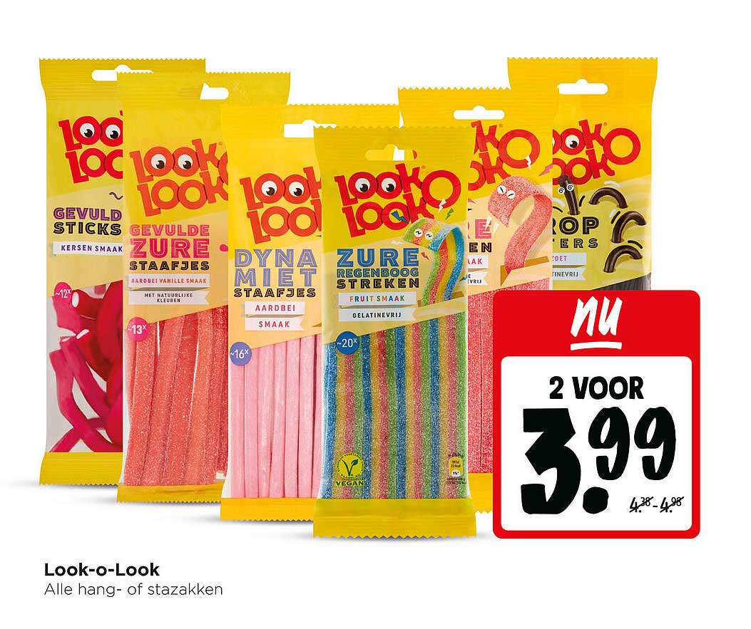Look-o-Look Alle hang- of stazakken
