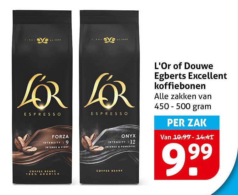 L'Or of Douwe Egberts Excellent koffiebonen