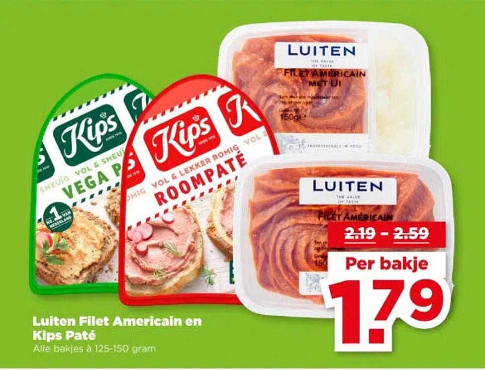 Luiten Filet Americain en Kips Pâté