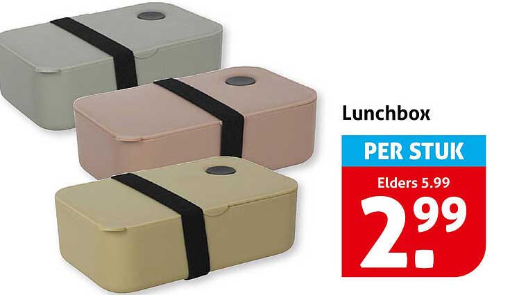 Lunchbox PER STUK