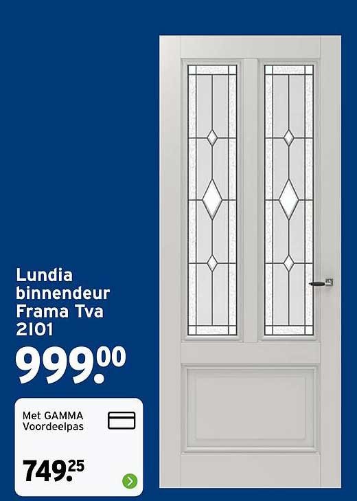 Lundia binnendeur Frama Tva 2101