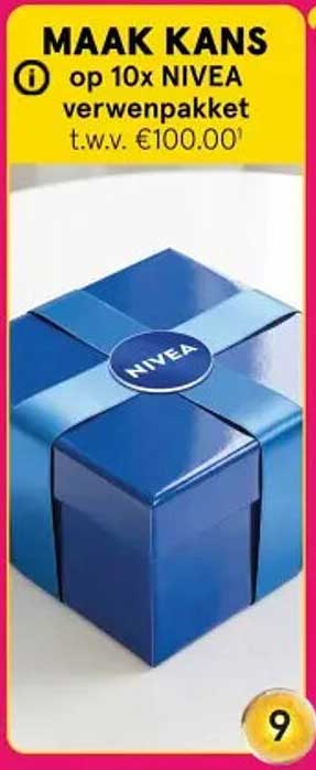 MAAK KANS op 10x NIVEA verwenpakket t.w.v. €100.00