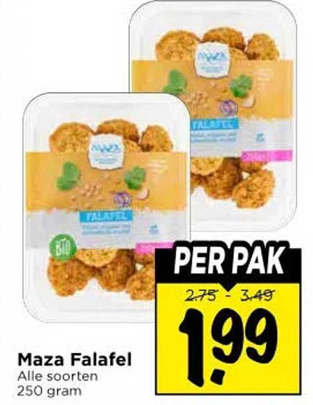 Maza Falafel Alle soorten 250 gram