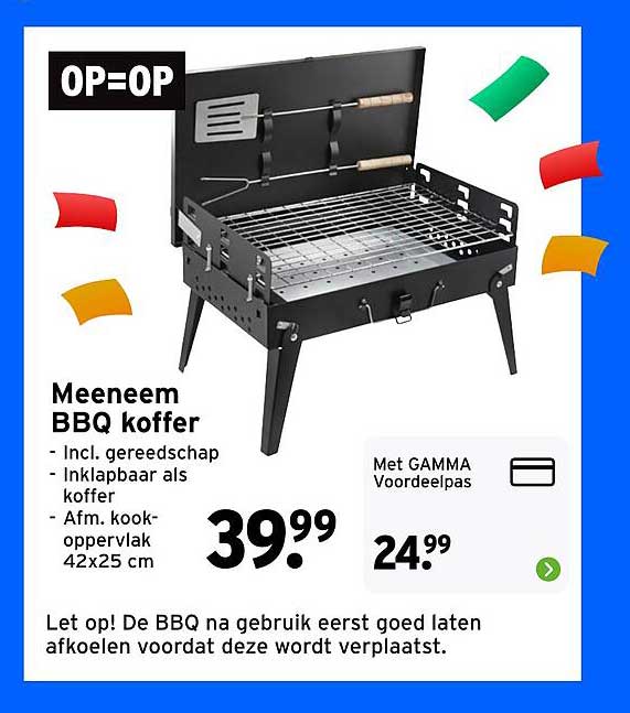 Meeneem BBQ koffer OP=OP
