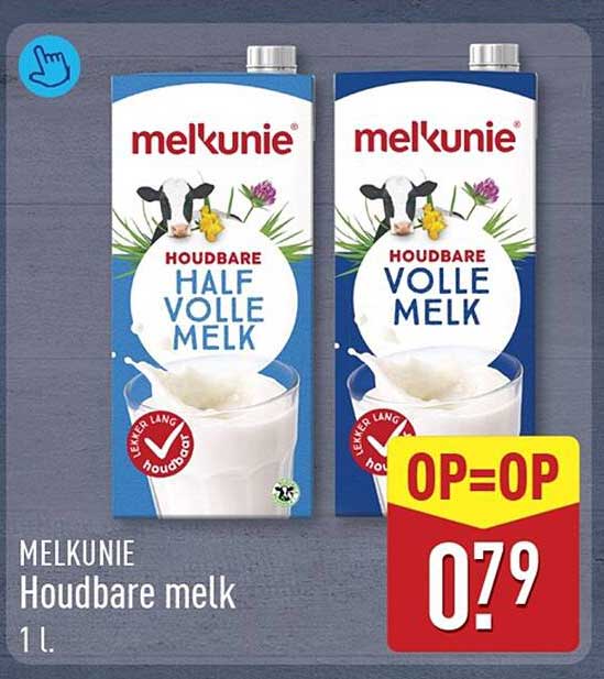 MELKUNIE Houdbare melk 1 l. OP=OP