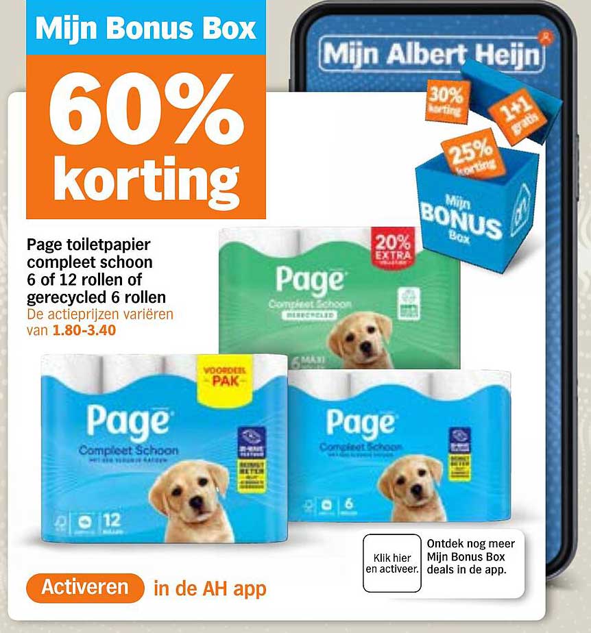 Mijn Bonus Box 60% korting