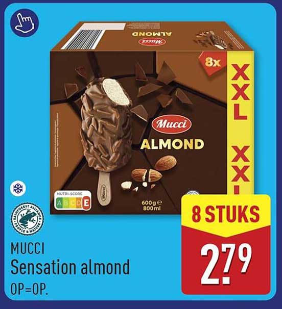 Mucci Sensation almond 8 STUKS