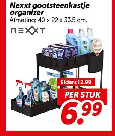 Nexxt gootsteenkastje organizer