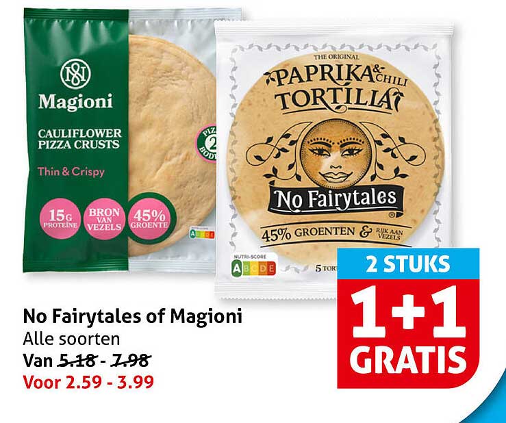 No Fairytales of Magioni - Alle soorten 2 STUKS 1+1 GRATIS