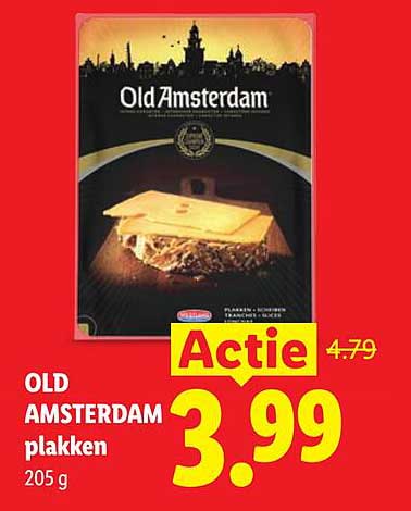 OLD AMSTERDAM plakken 205 g Actie