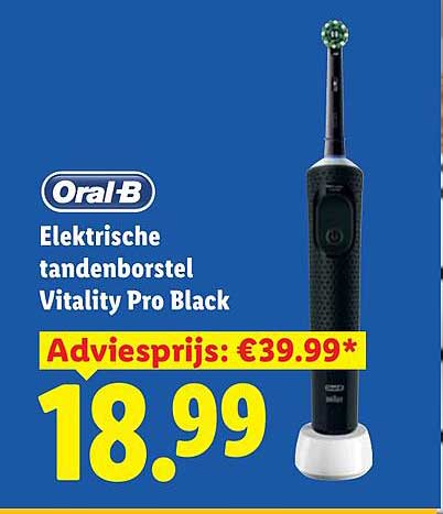 Oral-B Elektrische tandenborstel Vitality Pro Black