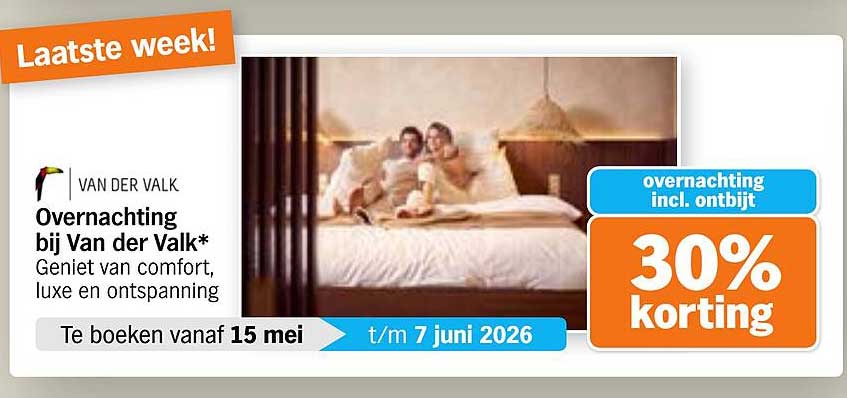 Overnachting bij Van der Valk*