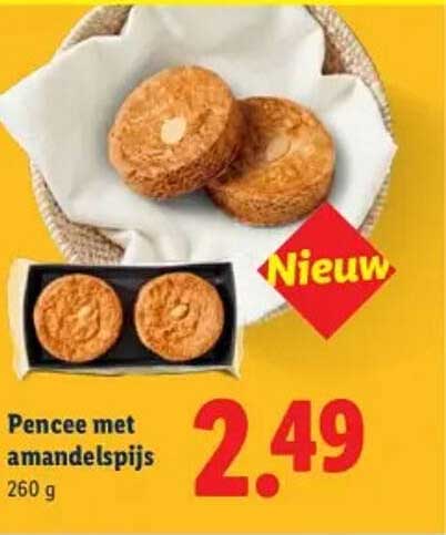 Pencee met amandelspijs 260 g Nieuw