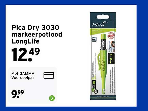 Pica Dry 3030 markeerstiftlood LongLife
