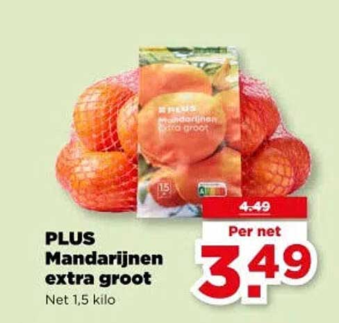 PLUS Mandarijnen extra groot