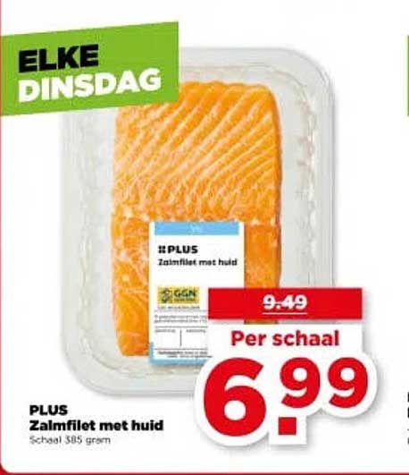 PLUS Zalmfilet met huid