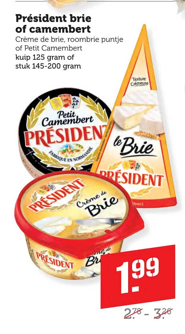 Président brie of camembert