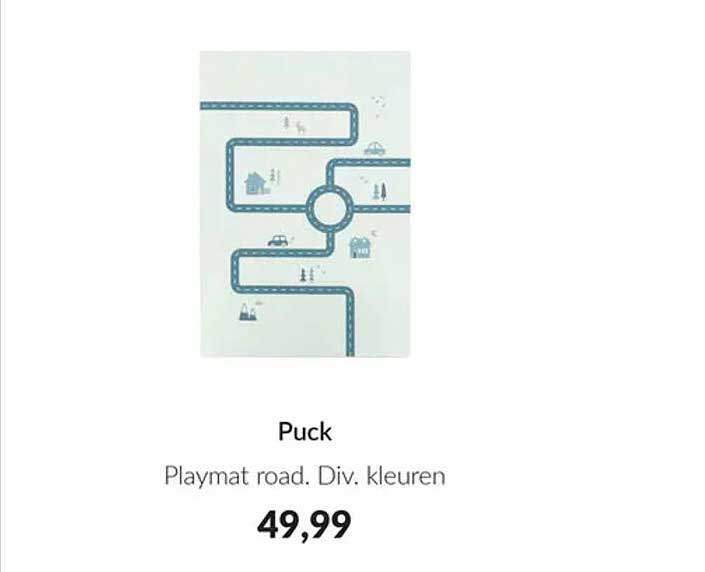 Puck Playmat road. Div. kleuren