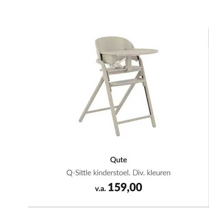 Qute Q-Sittle kinderstoel. Div. kleuren