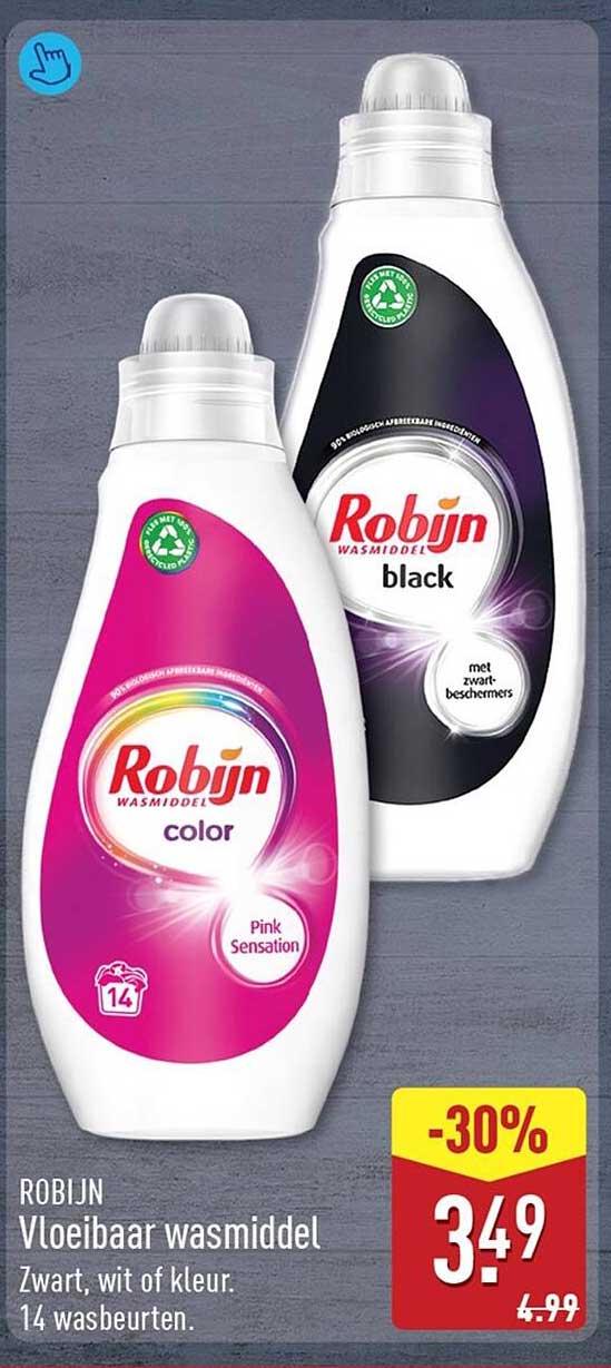 ROBIJN Vloeibaar wasmiddel Zwart, wit of kleur. 14 wasbeurten. -30%