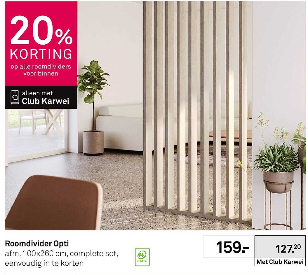 Roomdivider Opti
