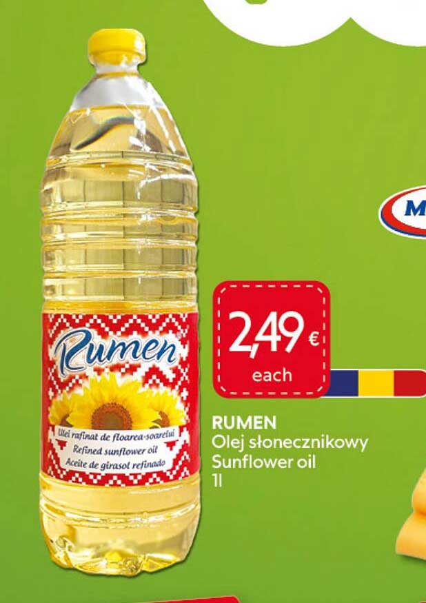 RUMEN Olei slonecznikowy Sunflower oil 1l