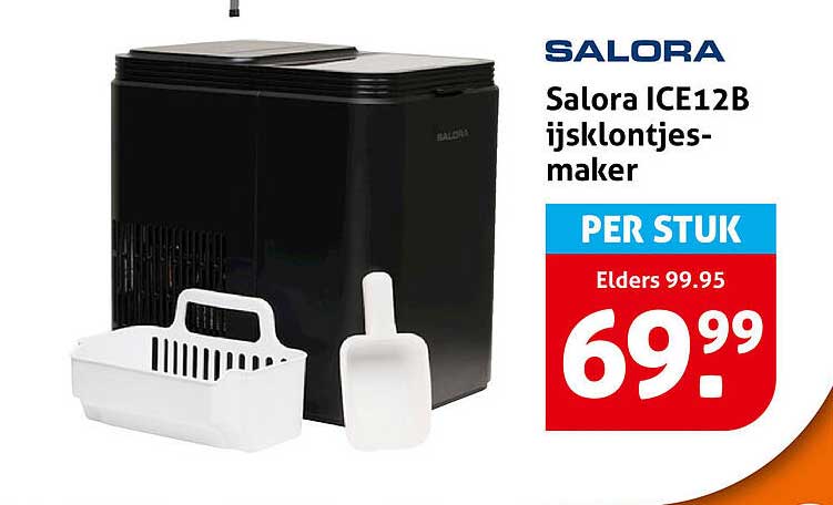 Salora ICE12B ijsklontjes-maker