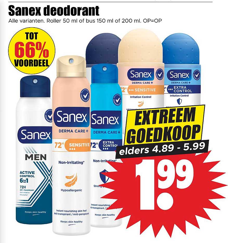 Sanex deodorant