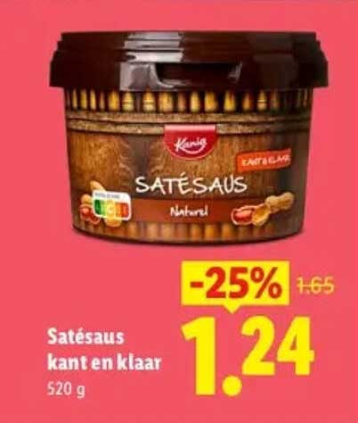 Satésaus kant en klaar