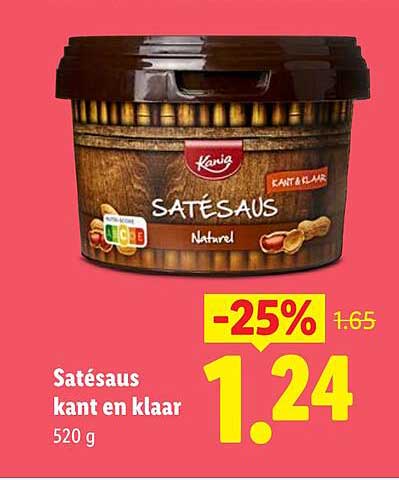 Satésaus kant en klaar