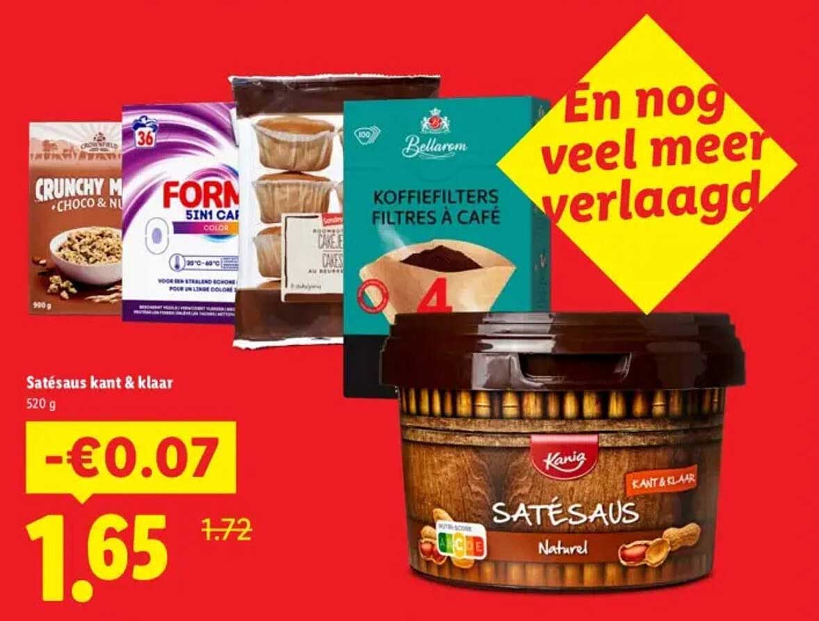 Satésaus kant & klaar
