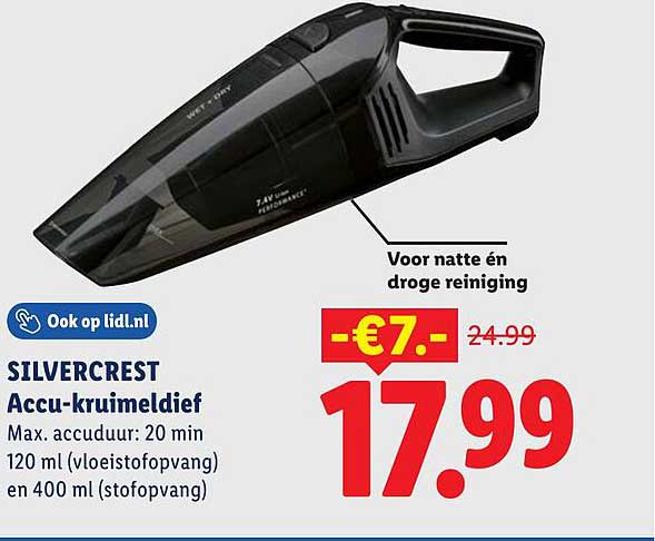 SILVERCREST Accu-kruimeldief