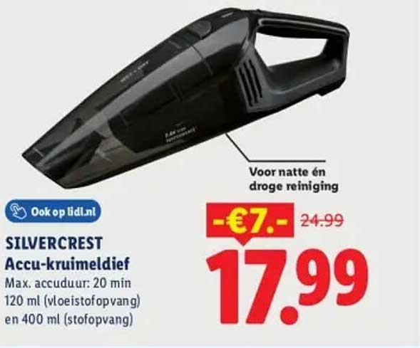 SILVERCREST Accu-kruimeldief