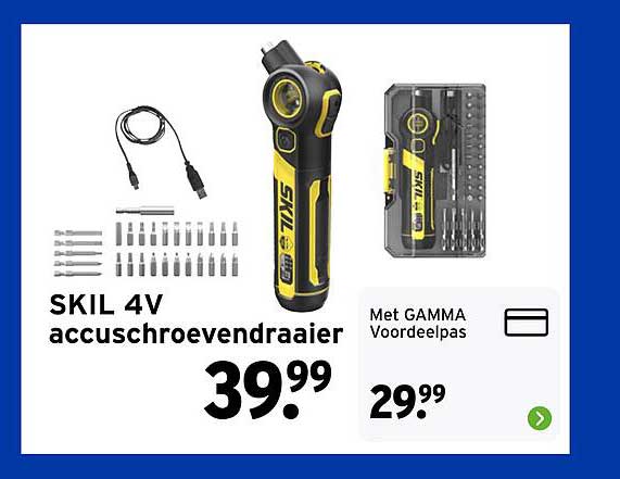 SKIL 4V accuschroevendraaier