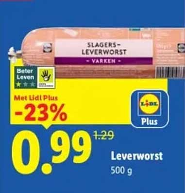 SLAGERS-LEVERWORST - VARKEN -