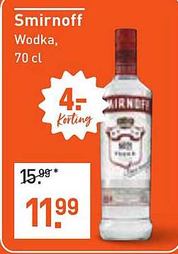 Smirnoff Wodka, 70 cl