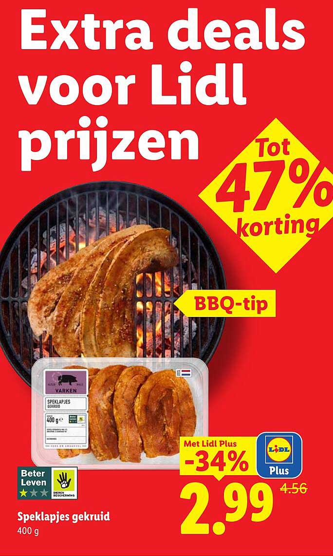 Speklapjes gekruid