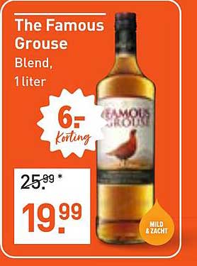 The Famous Grouse Blend, 1 liter, 6:- korting
