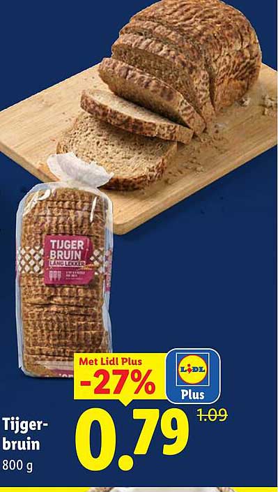 Tijgerbruin 800 g
