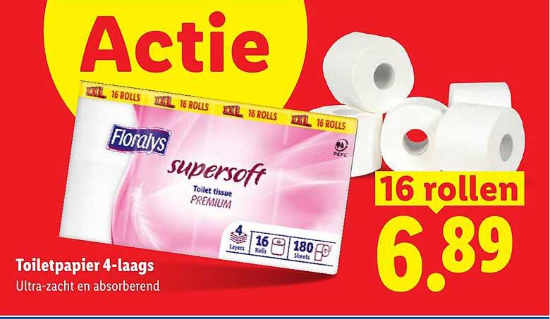Toiletpapier 4-laags