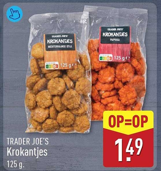 TRADER JOE'S Krokantjes 125 g. OP=OP