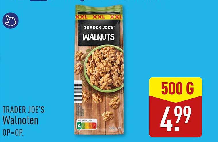 TRADER JOE'S Walnoten OP=OP.