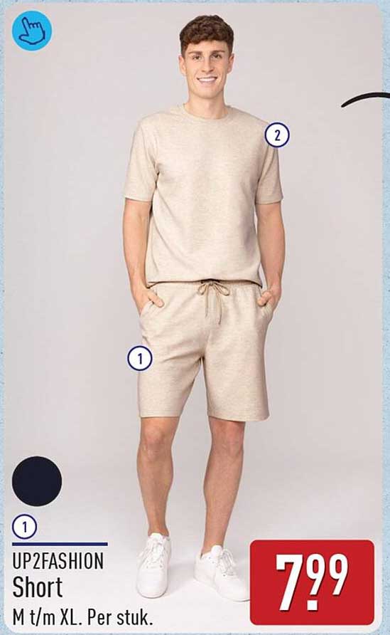 UP2FASHION Short M t/m XL. Per stuk.