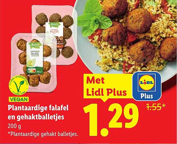 VEGAN Plantaardige falafel en gehaktballetjes