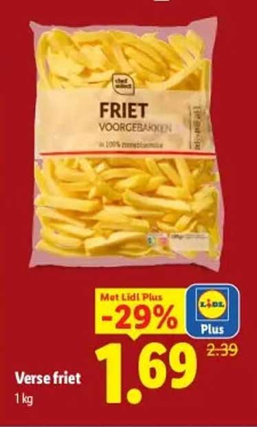 Verse friet -29%