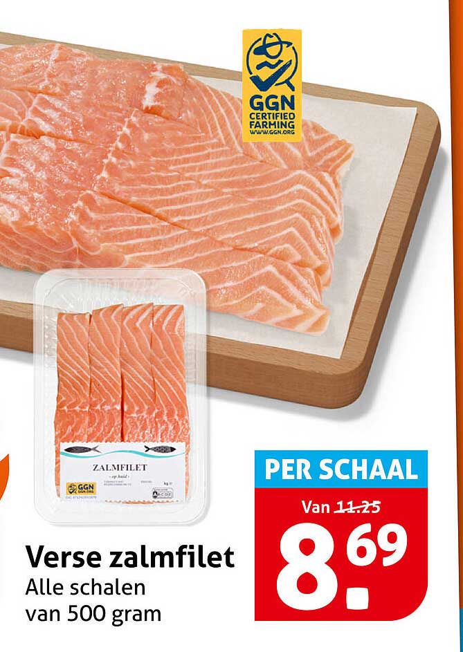 Verse zalmfilet