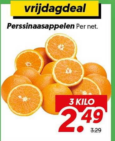 vrijdagdeal Perssinaasappelen Per net.